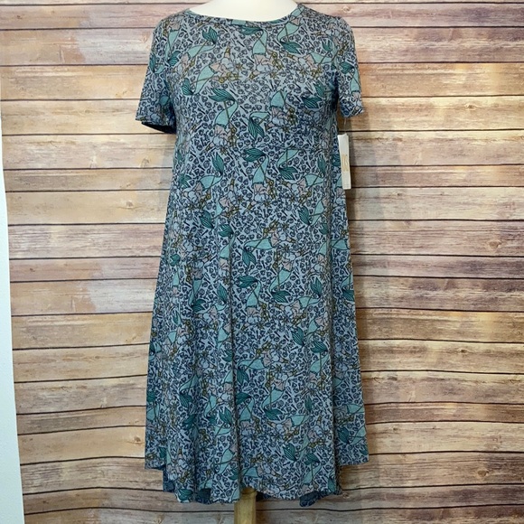 Lularoe Disney King Triton Carly Dress NWT - Picture 1 of 6